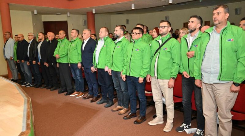 U Prozoru održan centralni predizborni skup SDA za Opće izbore 2026.